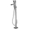 Alfi Brand Brushed Nickel Sgl Hole Floor Mount Waterfall Tub Filler AB2843-BN - alternate 3